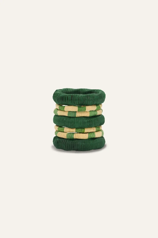 A Mooring Line Bangles in Green