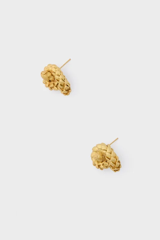 Gold Norfolk Knot Studs