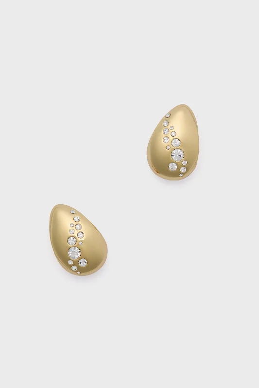 Gold Teardrop Paige Studs