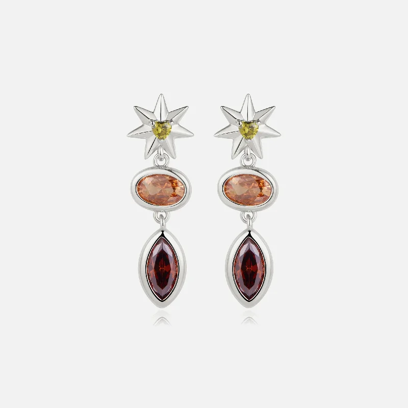 Luv AJ The Starry Stone Studs - Silver