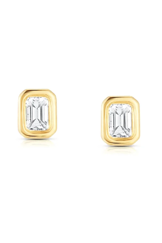 Nova Studs (Pair) - 14K Yellow Gold