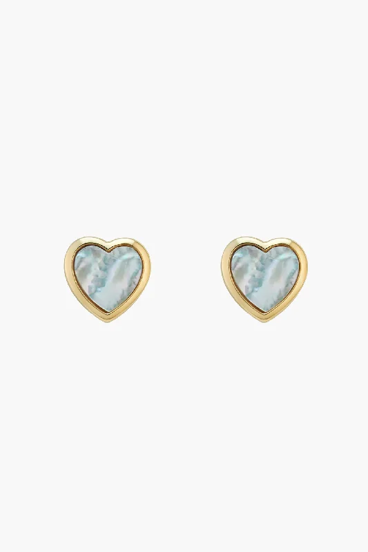 Petite Heart Studs