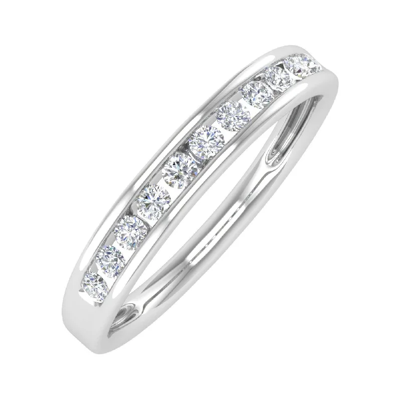Sparkle For Less – Shop Our Limited-Time Jewelry Deals 0.23 Carat Channel Set Diamond Wedding Band Ring in Gold Sparkle For Less – Shop Our Limited-Time Jewelry Deals 0.23 Carat Channel Set Diamond Wedding Band Ring in Gold