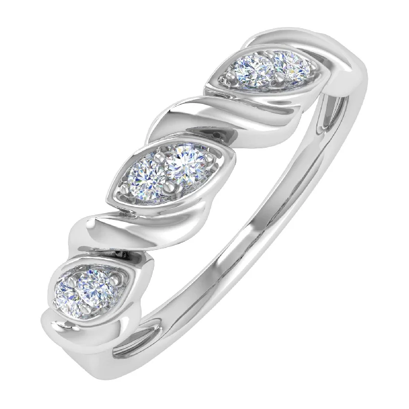 Chic, Trendy, And Affordable Jewelry Sale 1/10 Carat Diamond Wedding Band Ring in Gold Chic, Trendy, And Affordable Jewelry Sale 1/10 Carat Diamond Wedding Band Ring in Gold