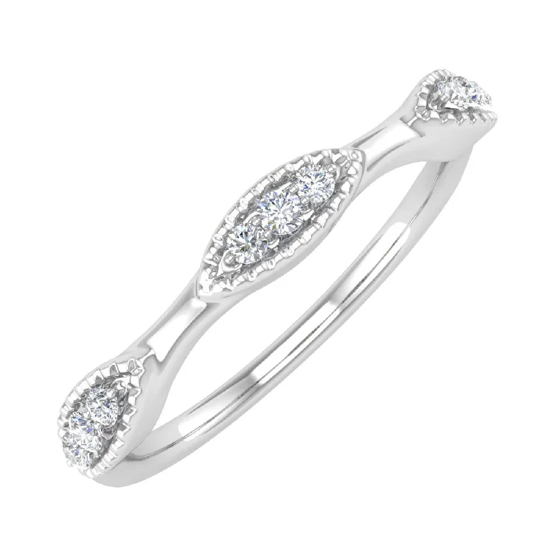 High-Quality Jewelry At A Fraction Of The Cost 1/10 Carat Pave Set Diamond Wedding Anniversary Ring in Gold High-Quality Jewelry At A Fraction Of The Cost 1/10 Carat Pave Set Diamond Wedding Anniversary Ring in Gold