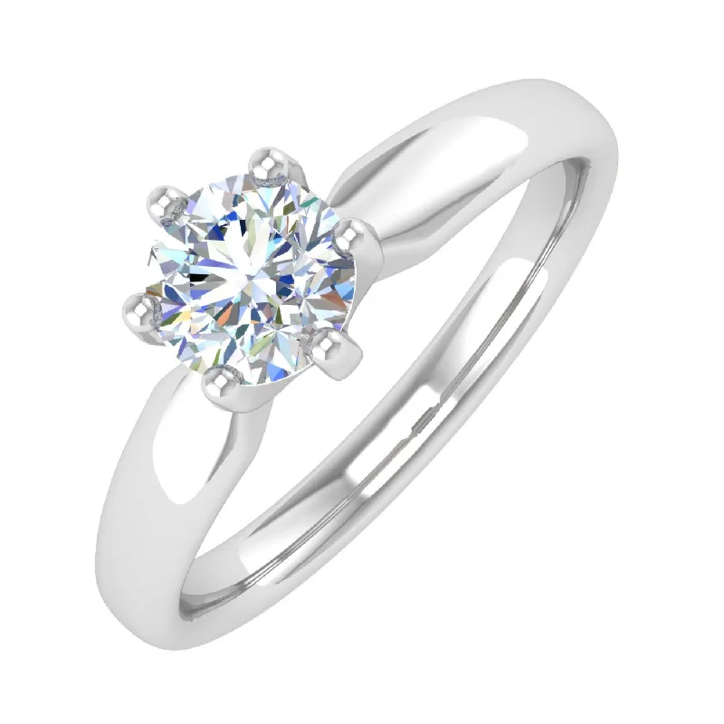 Best Jewelry Sale – Shop Exclusive Designs Now 1/2 Carat 6-Prong Set Diamond Solitaire Engagement Ring in Gold - IGI Certified Best Jewelry Sale – Shop Exclusive Designs Now 1/2 Carat 6-Prong Set Diamond Solitaire Engagement Ring in Gold - IGI Certified