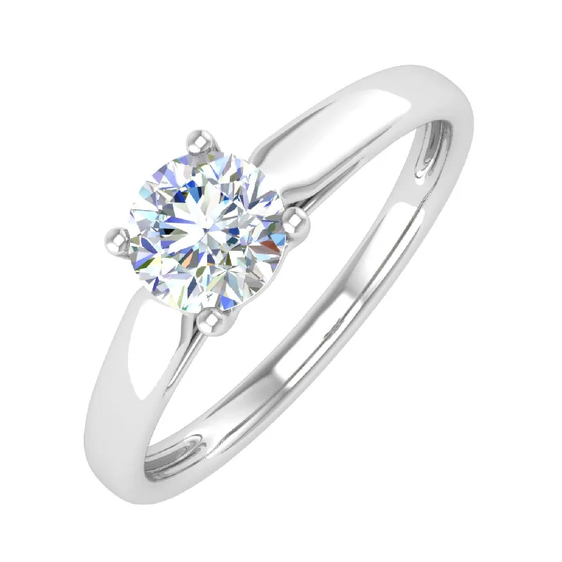 Elegant Jewelry, Exclusive Prices – Shop Now 1/2 Carat 6-Prong Set Diamond Solitaire Engagement Ring in Gold - IGI Certified Elegant Jewelry, Exclusive Prices – Shop Now 1/2 Carat 6-Prong Set Diamond Solitaire Engagement Ring in Gold - IGI Certified