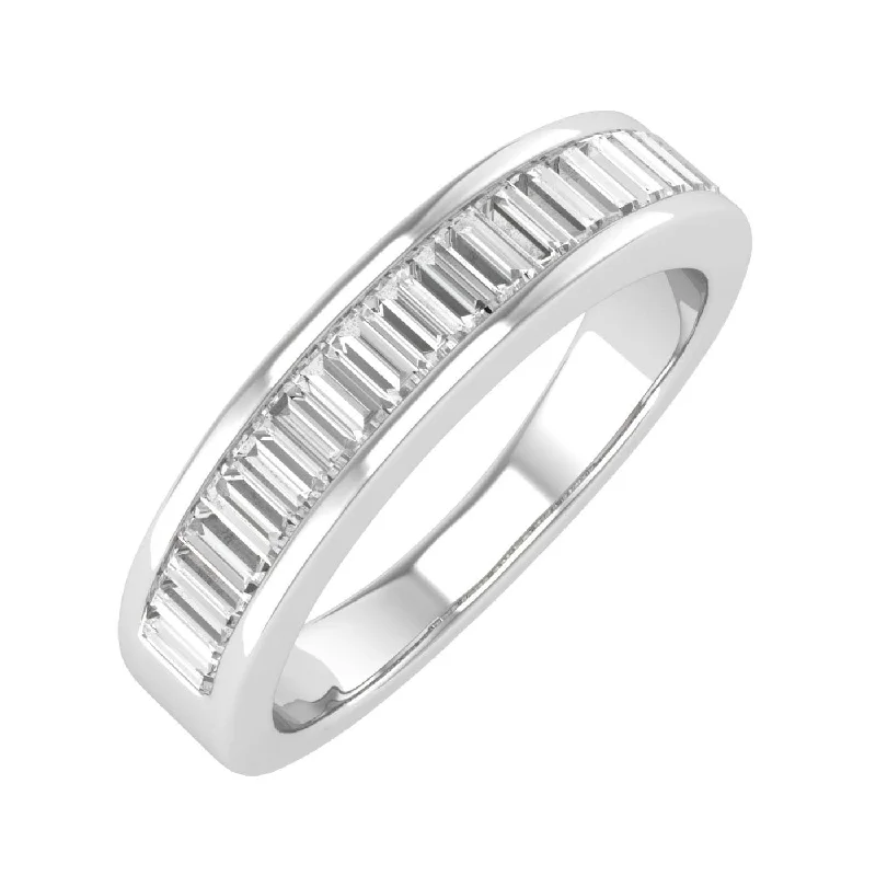 Once-A-Year Jewelry Deals – Shop Before They’Re Gone 1/2 Carat Channel Set Baguette Shape Diamond Wedding Band Ring in Gold Once-A-Year Jewelry Deals – Shop Before They’Re Gone 1/2 Carat Channel Set Baguette Shape Diamond Wedding Band Ring in Gold