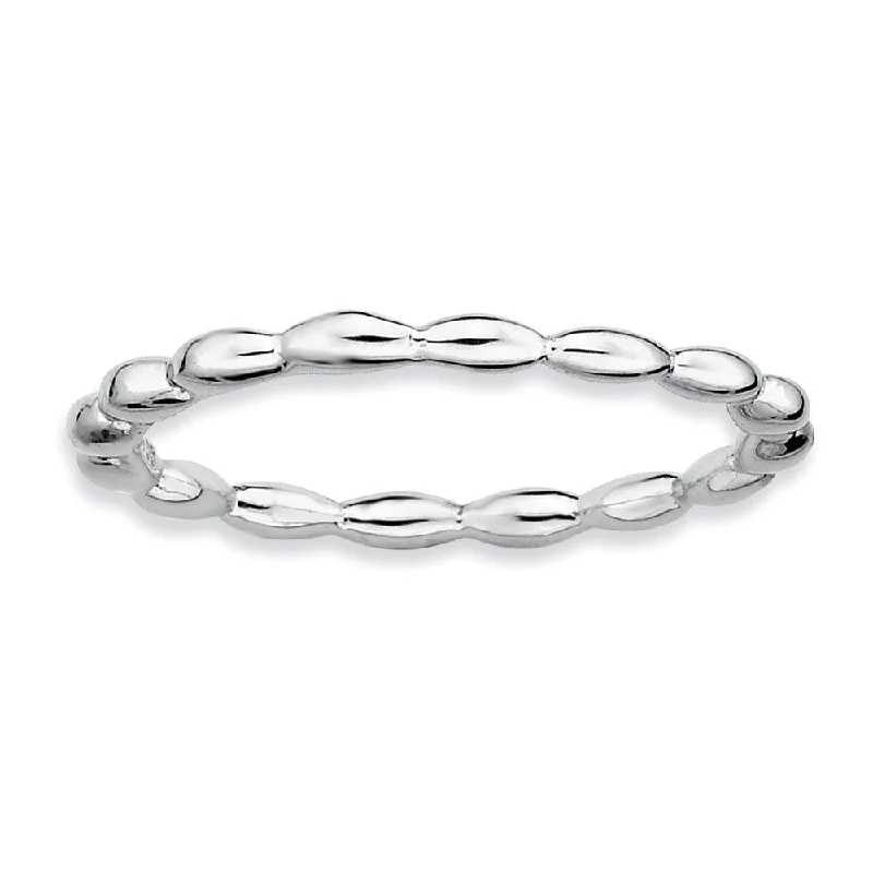 Best Jewelry Deals – Shop Premium Pieces At Great Prices 1.5mm Rhodium Plated Sterling Silver Stackable Rice Bead Band Best Jewelry Deals – Shop Premium Pieces At Great Prices 1.5mm Rhodium Plated Sterling Silver Stackable Rice Bead Band