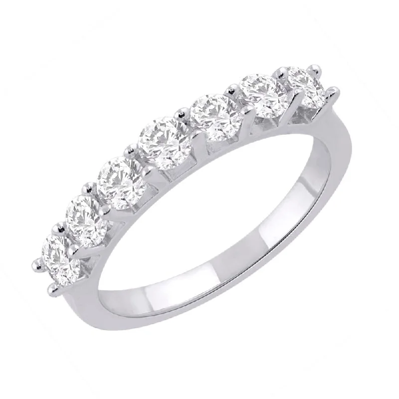 Jewelry Clearance – Final Chance To Save Big 1 Carat 7-Stone Diamond Wedding Band Ring in Gold Jewelry Clearance – Final Chance To Save Big 1 Carat 7-Stone Diamond Wedding Band Ring in Gold