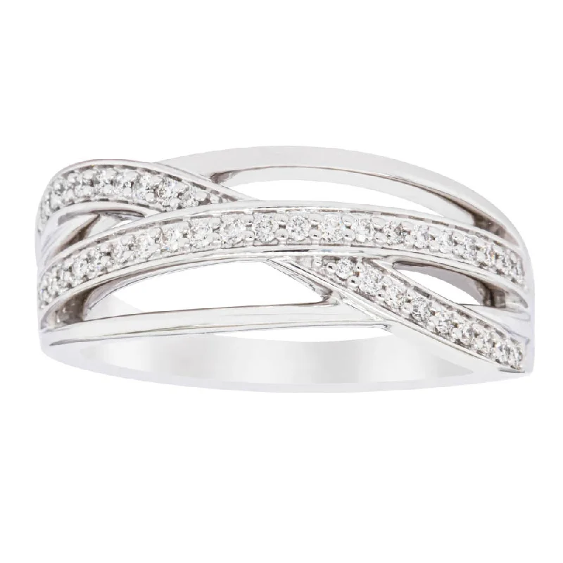 Unmissable Jewelry Clearance – Final Reductions 14ct White Gold Diamond Nevaeh Band