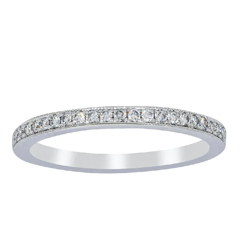 Final Call For Exquisite Jewelry At Reduced Rates 14ct White Gold Diamond Phoebe Band Final Call For Exquisite Jewelry At Reduced Rates 14ct White Gold Diamond Phoebe Band