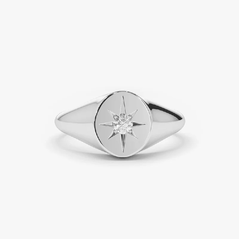 14K White Gold
