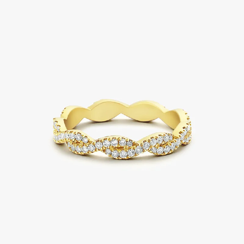 The Perfect Jewelry Piece At The Perfect Discount 14K Gold Infinity Diamond Eternity Wedding Band The Perfect Jewelry Piece At The Perfect Discount 14K Gold Infinity Diamond Eternity Wedding Band