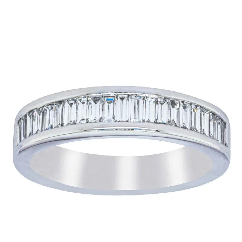 Elevate Your Jewelry Collection With Limited-Time Savings 18ct White Gold .66ct Baguette Cut Diamond Band Elevate Your Jewelry Collection With Limited-Time Savings 18ct White Gold .66ct Baguette Cut Diamond Band