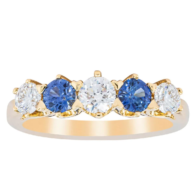 Elegant Jewelry At Unbeatable Prices – Shop Today 18ct Yellow Gold .52ct Sapphire & Diamond Pentagon Ring Elegant Jewelry At Unbeatable Prices – Shop Today 18ct Yellow Gold .52ct Sapphire & Diamond Pentagon Ring