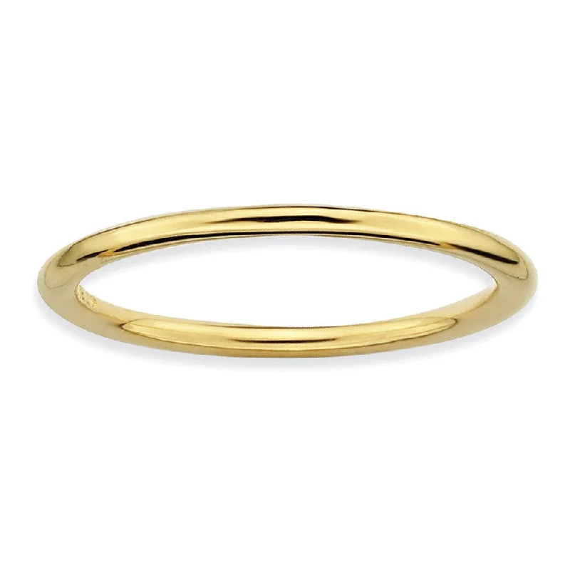 Big Discounts On Elegant Jewelry Collections 1mm 14k Yellow Gold Plated Sterling Silver Polished Elegant Stack Band Big Discounts On Elegant Jewelry Collections 1mm 14k Yellow Gold Plated Sterling Silver Polished Elegant Stack Band