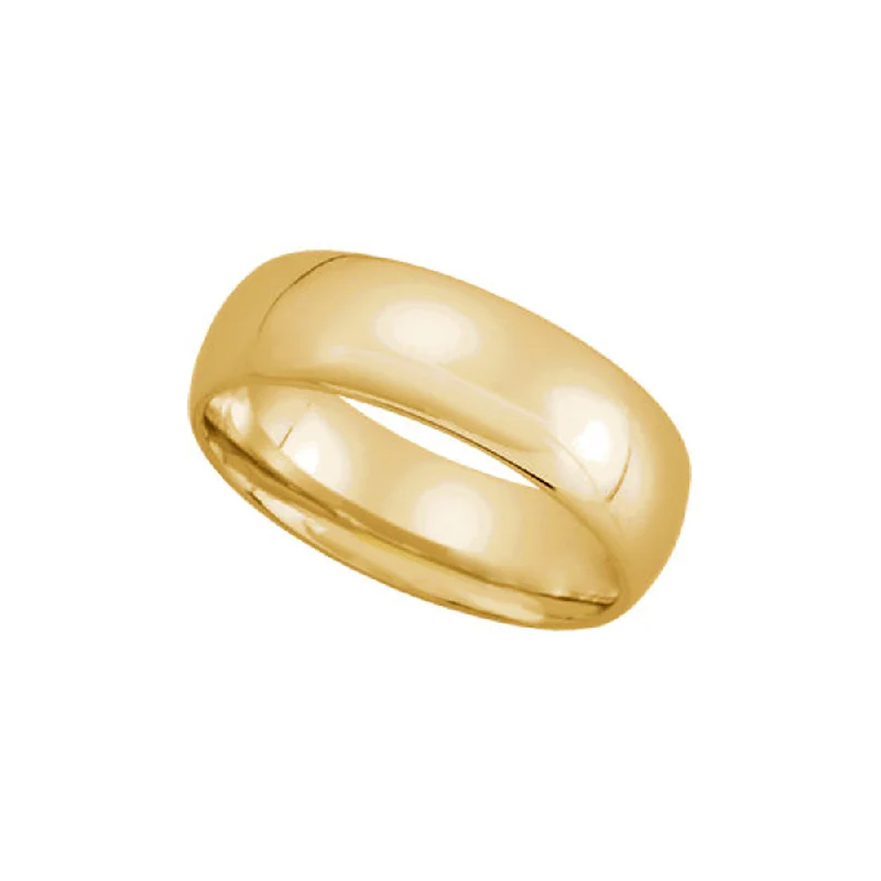Breathtaking Jewelry, Breathtaking Prices 6mm Light Domed Comfort Fit Wedding Band in 14k Yellow Gold Breathtaking Jewelry, Breathtaking Prices 6mm Light Domed Comfort Fit Wedding Band in 14k Yellow Gold