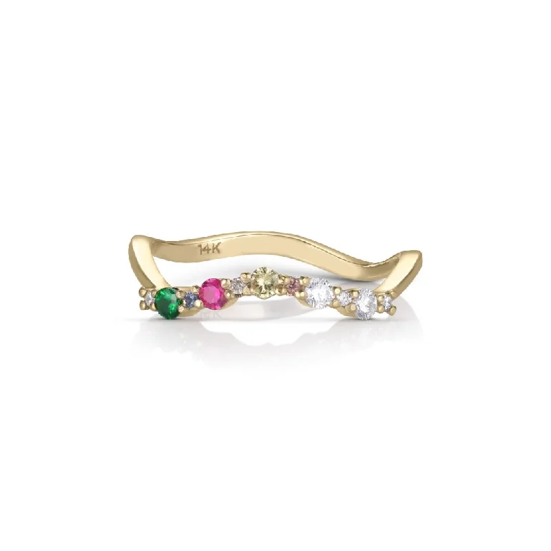 Buy More, Save More On Stunning Jewelry Designs Anpé Atelier x Anna Winck 14K Gold Ring w. Diamonds, Sapphires & Tsavorite Buy More, Save More On Stunning Jewelry Designs Anpé Atelier x Anna Winck 14K Gold Ring w. Diamonds, Sapphires & Tsavorite