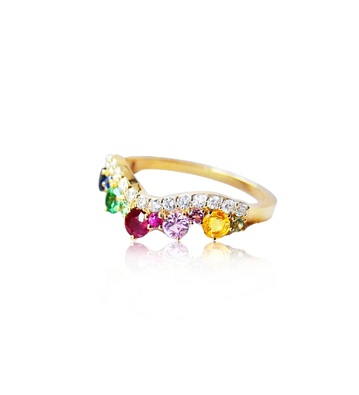 Elegant Jewelry At Unbeatable Offers – Shop Before It's Gone Josephine 14K Gold Ring w. Diamonds, Rubies, Tsavorites & Sapphires Elegant Jewelry At Unbeatable Offers – Shop Before It's Gone Josephine 14K Gold Ring w. Diamonds, Rubies, Tsavorites & Sapphires