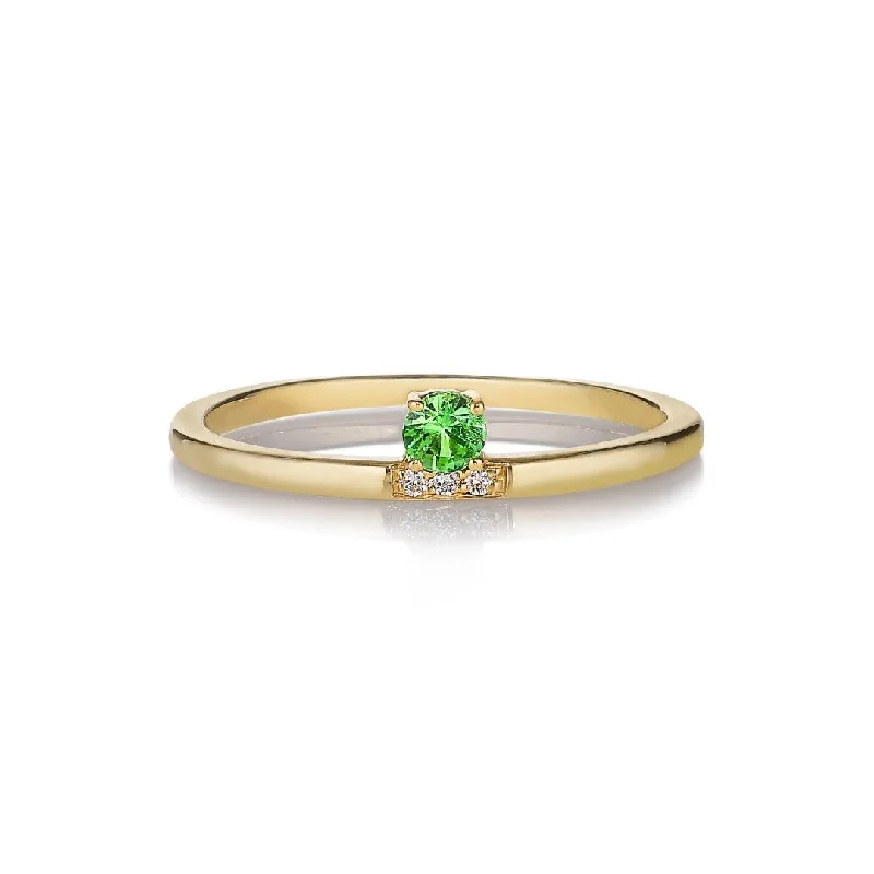 Unmissable Discounts On Timeless Jewelry Pieces Marie 14K Gold Ring w. Tsavorite & Diamonds Unmissable Discounts On Timeless Jewelry Pieces Marie 14K Gold Ring w. Tsavorite & Diamonds