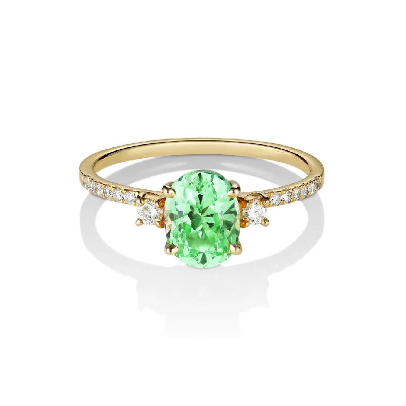 Exclusive Jewelry Bundles At Discounted Rates Minti 18K Gold Ring w. Tsavorite & Diamonds Exclusive Jewelry Bundles At Discounted Rates Minti 18K Gold Ring w. Tsavorite & Diamonds