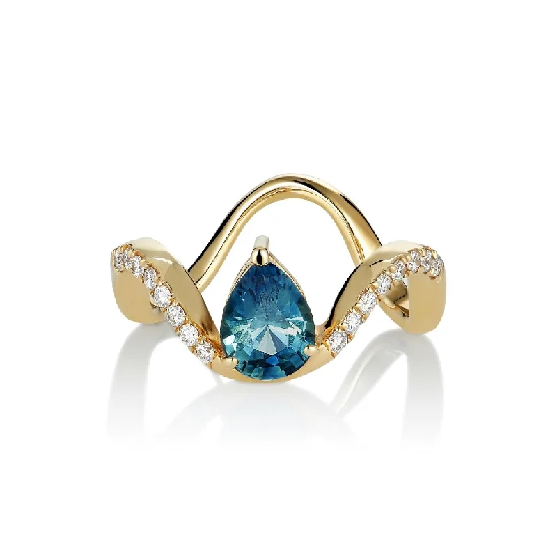 Premium Jewelry At Special Low Prices For A Limited Time Mutu Kola 18K Gold Ring w. Diamonds & Sapphires Premium Jewelry At Special Low Prices For A Limited Time Mutu Kola 18K Gold Ring w. Diamonds & Sapphires