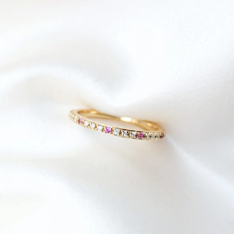 Seasonal Jewelry Sale – Upgrade Your Style Today Sarah Lil Pink Mix 14K Gold Ring w. Sapphires & Diamonds Seasonal Jewelry Sale – Upgrade Your Style Today Sarah Lil Pink Mix 14K Gold Ring w. Sapphires & Diamonds
