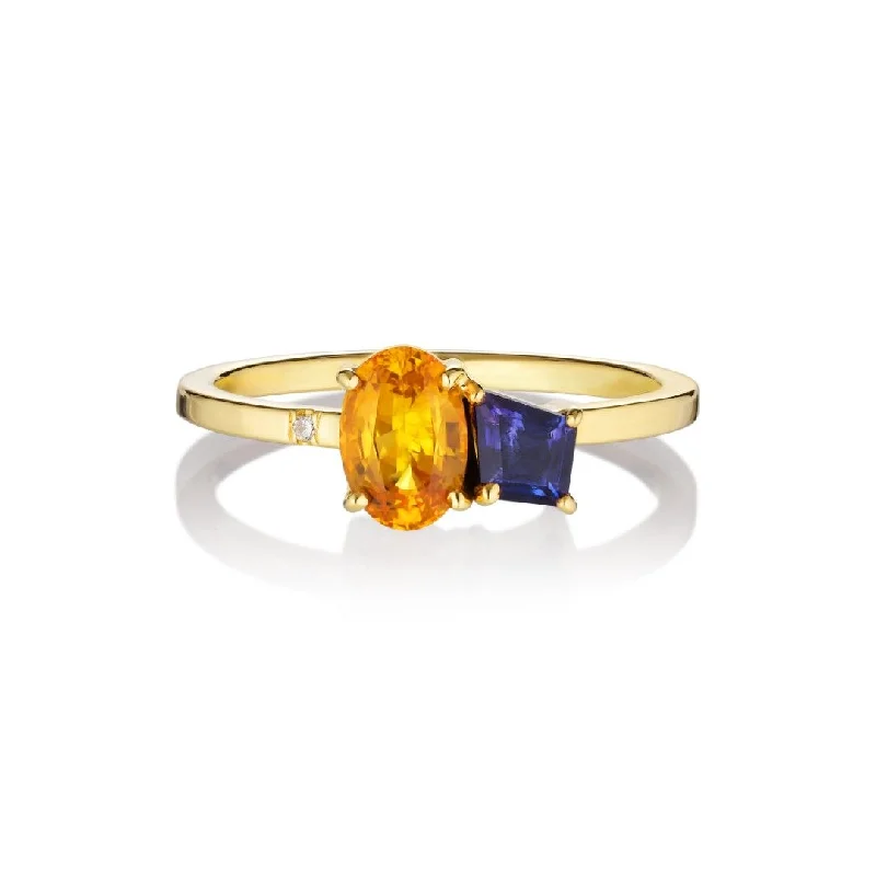 Upgrade Your Collection With Our Limited-Time Jewelry Sale Varnaya Dodam 18K Gold Ring w. Diamonds & Sapphires Upgrade Your Collection With Our Limited-Time Jewelry Sale Varnaya Dodam 18K Gold Ring w. Diamonds & Sapphires