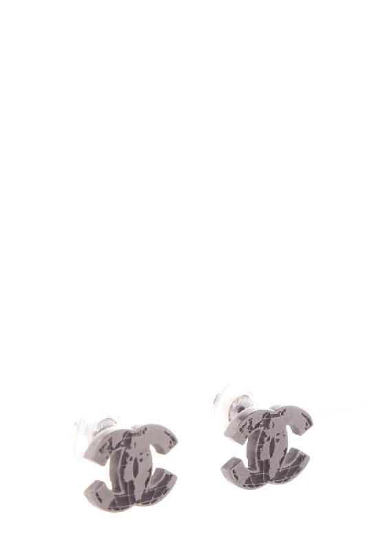 Huge Savings On Timeless Jewelry Collections Chanel '13 CC Globe Gunmetal Earrings