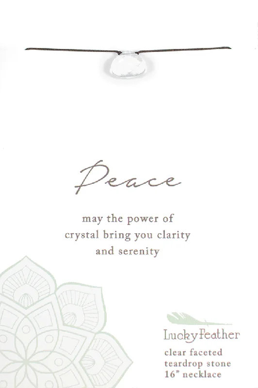 Limited-Stock Jewelry Sale – Shop Before It's Gone Power Necklace Crystal Peace