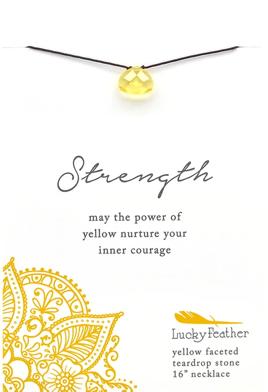 Premium Diamond Jewelry At Once-In-A-Lifetime Discounts Power Necklace Yellow Stregnth