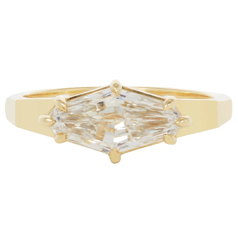 Premium Diamond Jewelry For Unforgettable Moments Crystalline Step Cut Diamond Ring