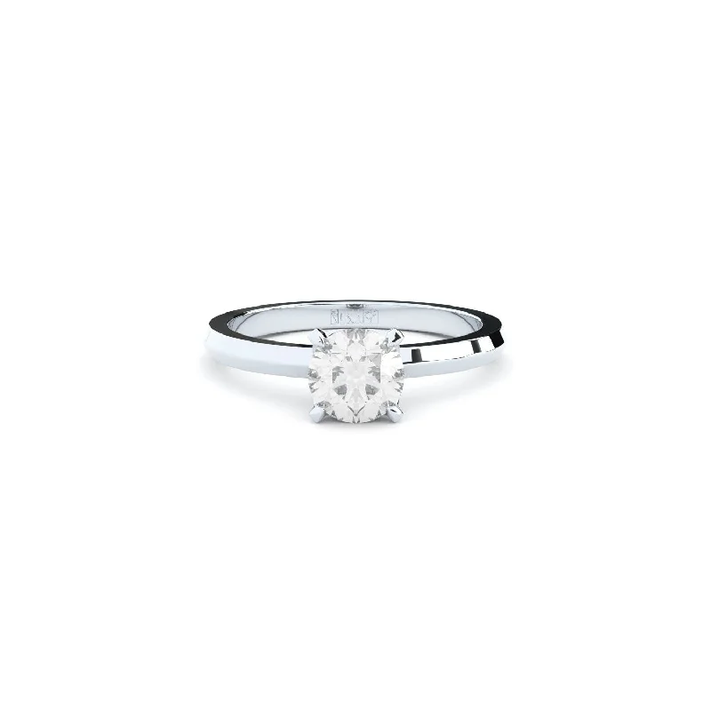 Tiny Clash Engagement 14K Whitegold Ring w. 0.57ct Lab-Grown Diamonds