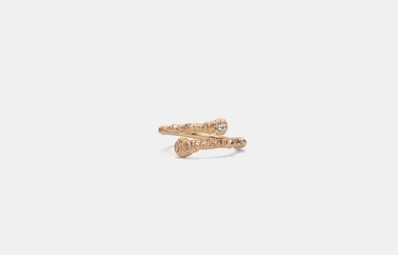 Trendy And Classic Jewelry Now At Reduced Prices IX Crunchy diamond Nature 14K Gold Ring