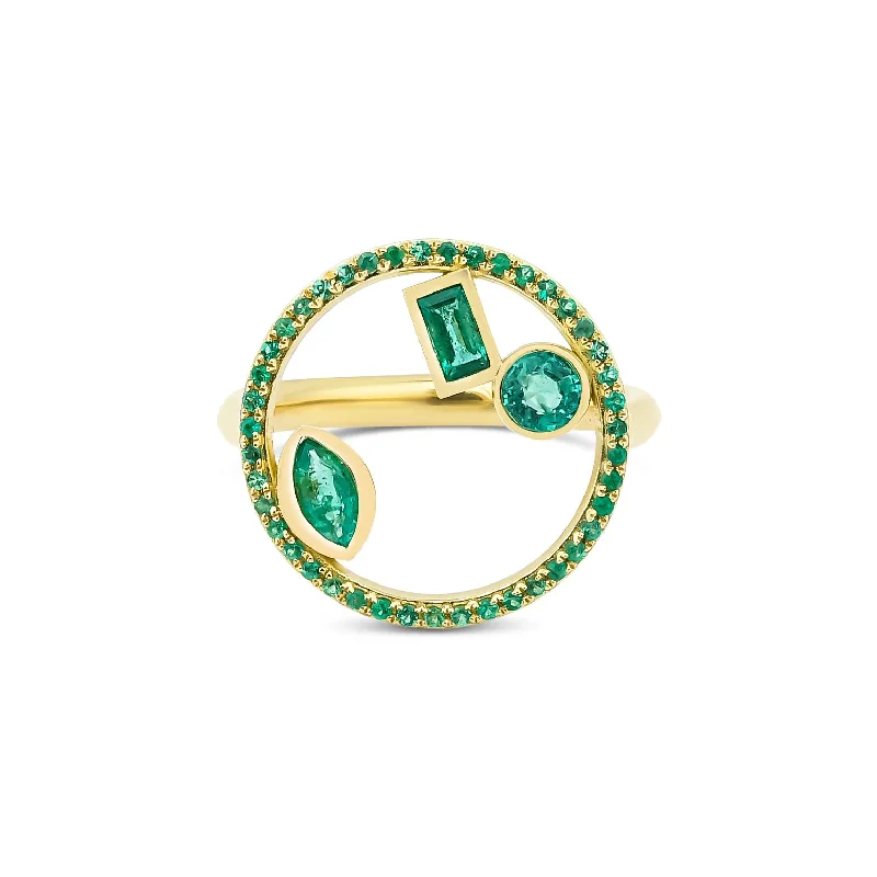 Jewelry Clearance – Final Chance To Save Big Project 2020 18K Gold Ring w. Emeralds & Diamond Jewelry Clearance – Final Chance To Save Big Project 2020 18K Gold Ring w. Emeralds & Diamond