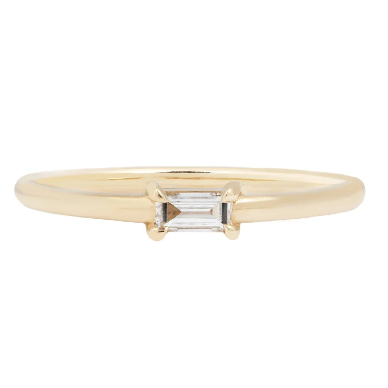 Linear Baguette Ring