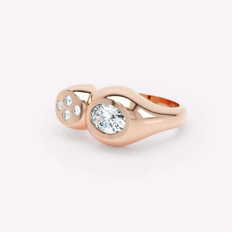 Best-Selling Jewelry Styles Now At Exclusive Discounts Curve Duo 18K Rosegold Ring w. Diamonds Best-Selling Jewelry Styles Now At Exclusive Discounts Curve Duo 18K Rosegold Ring w. Diamonds