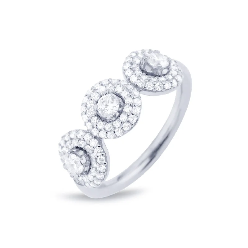 Matiné 18K Whitegold Ring w. 102 Diamonds