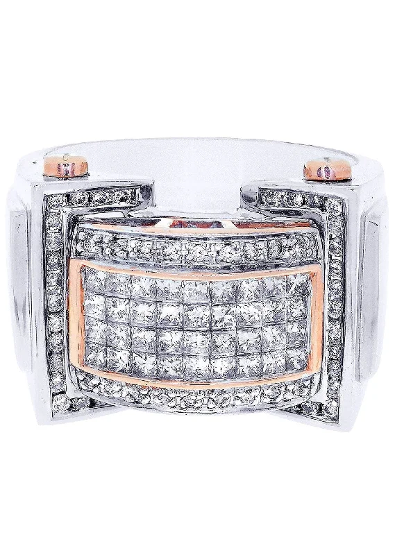 Stunning Statement Jewelry, Unbeatable Discounts White Gold Mens Diamond Ring| 1.25 Carats| 13.76 Grams Stunning Statement Jewelry, Unbeatable Discounts White Gold Mens Diamond Ring| 1.25 Carats| 13.76 Grams