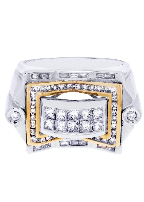Affordable Glamour – Premium Jewelry For Less White Gold Mens Diamond Ring| 1.44 Carats| 14.01 Grams Affordable Glamour – Premium Jewelry For Less White Gold Mens Diamond Ring| 1.44 Carats| 14.01 Grams