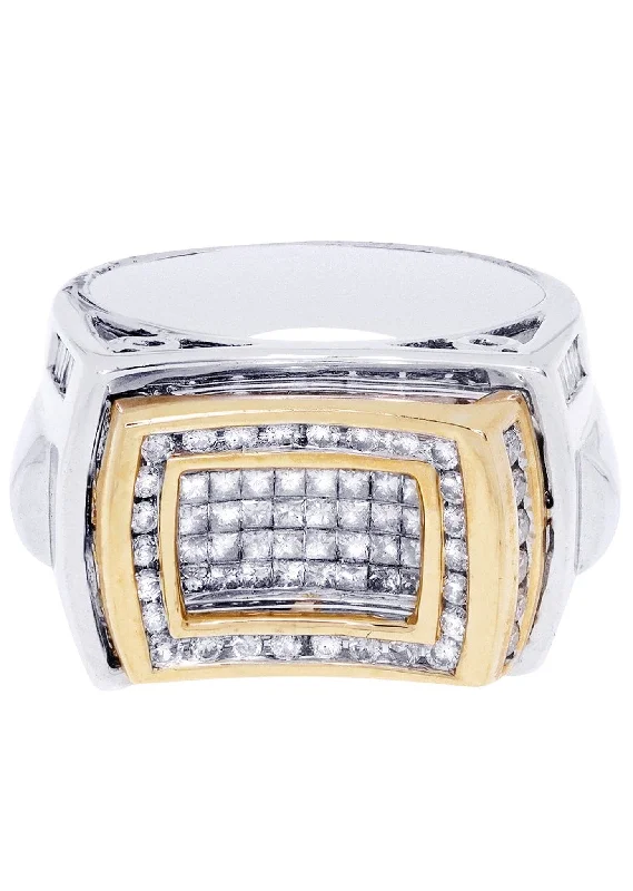 Jewelry Clearance Event – Last Chance For Stunning Deals White Gold Mens Diamond Ring| 1.48 Carats| 15.44 Grams Jewelry Clearance Event – Last Chance For Stunning Deals White Gold Mens Diamond Ring| 1.48 Carats| 15.44 Grams
