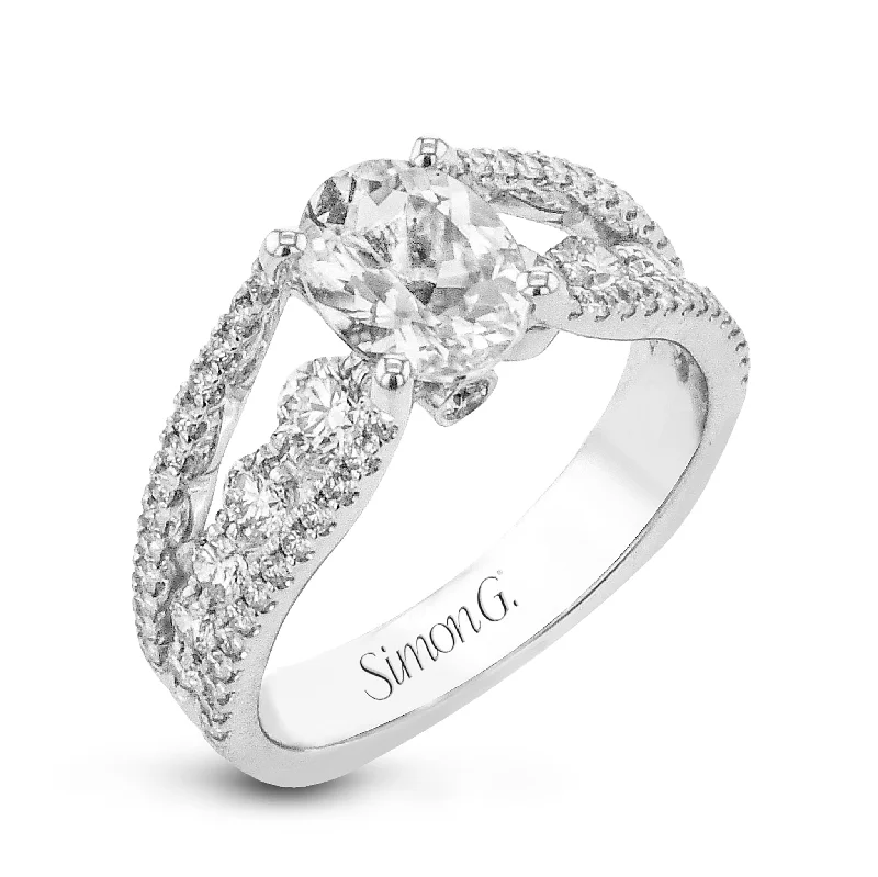 Seasonal Jewelry Sale – Upgrade Your Collection Oval-Cut Split-Shank Engagement Ring In 18k Gold With Diamonds Seasonal Jewelry Sale – Upgrade Your Collection Oval-Cut Split-Shank Engagement Ring In 18k Gold With Diamonds