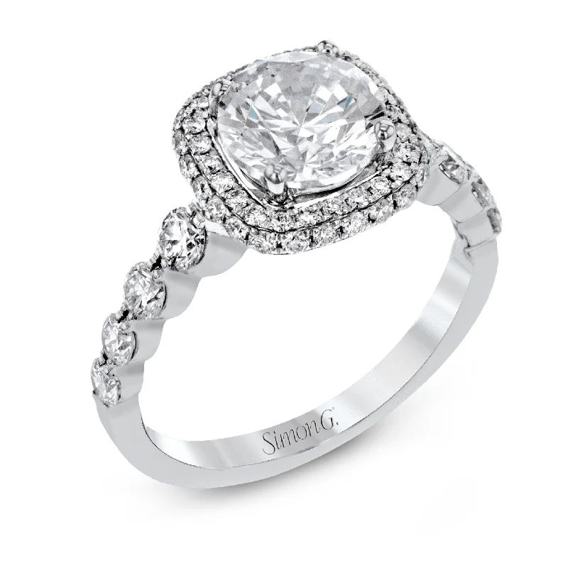 Unbeatable Offers On Luxury And Everyday Jewelry Round-Cut Double-Halo Engagement Ring In 18k Gold With Diamonds Unbeatable Offers On Luxury And Everyday Jewelry Round-Cut Double-Halo Engagement Ring In 18k Gold With Diamonds