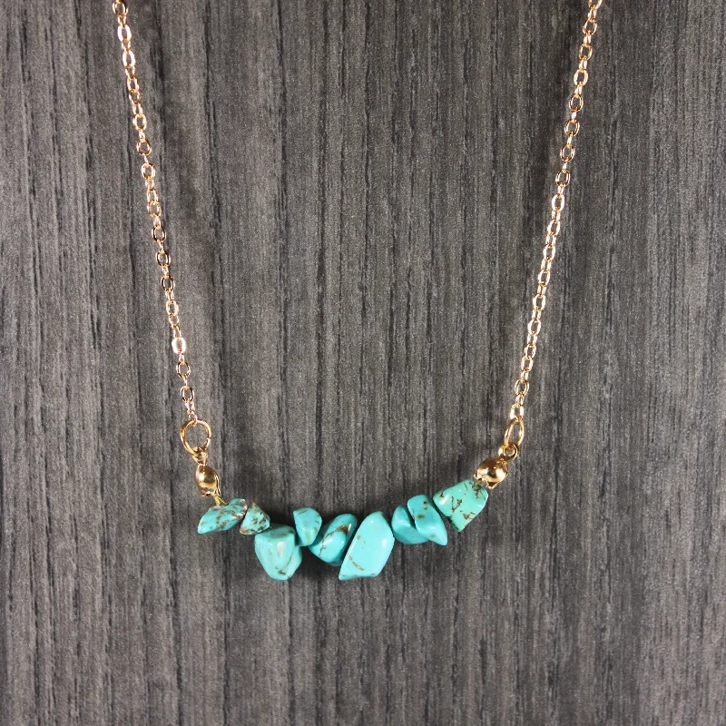 Everyday Jewelry Essentials Now On Sale Turquoise Chip Necklace
