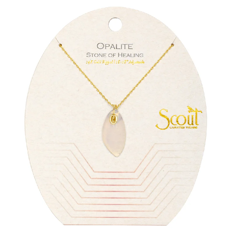 Personalized Jewelry Sale – Unique Gifts At Low Prices Opalite Gold Organic Stone Necklace Personalized Jewelry Sale – Unique Gifts At Low Prices Opalite Gold Organic Stone Necklace