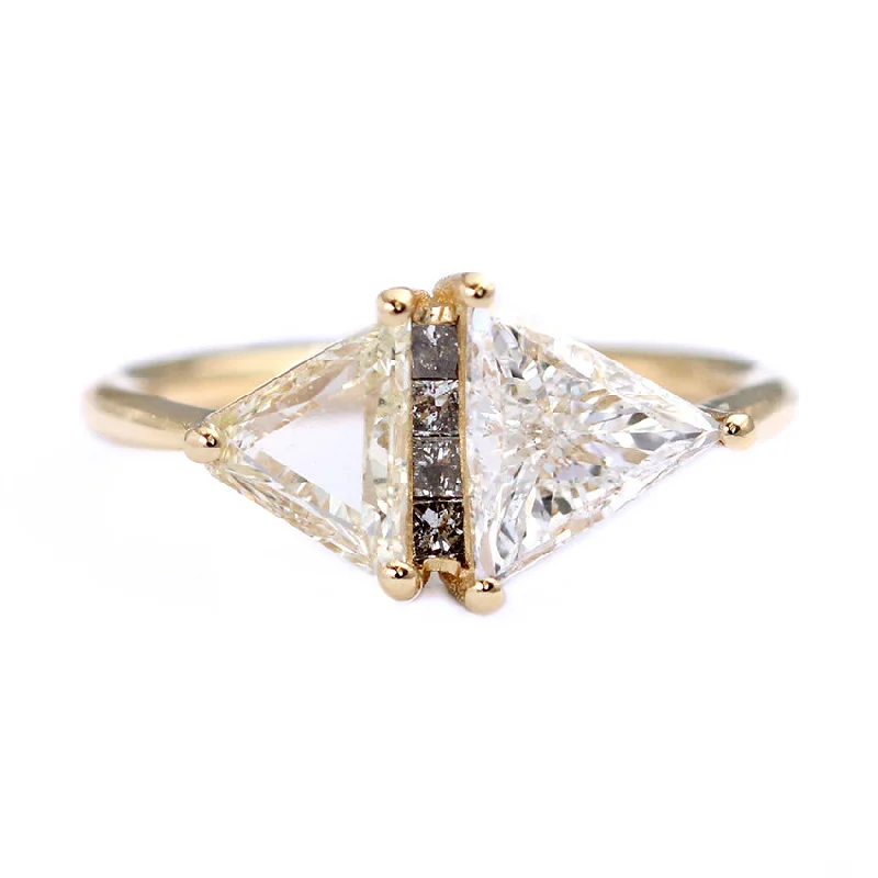 Timeless Jewelry, Timeless Savings – Don't Wait One Carat Trillion Cut Diamond Engagement Ring - Fancy Yellow Rhombus Diamond Ring Timeless Jewelry, Timeless Savings – Don't Wait One Carat Trillion Cut Diamond Engagement Ring - Fancy Yellow Rhombus Diamond Ring