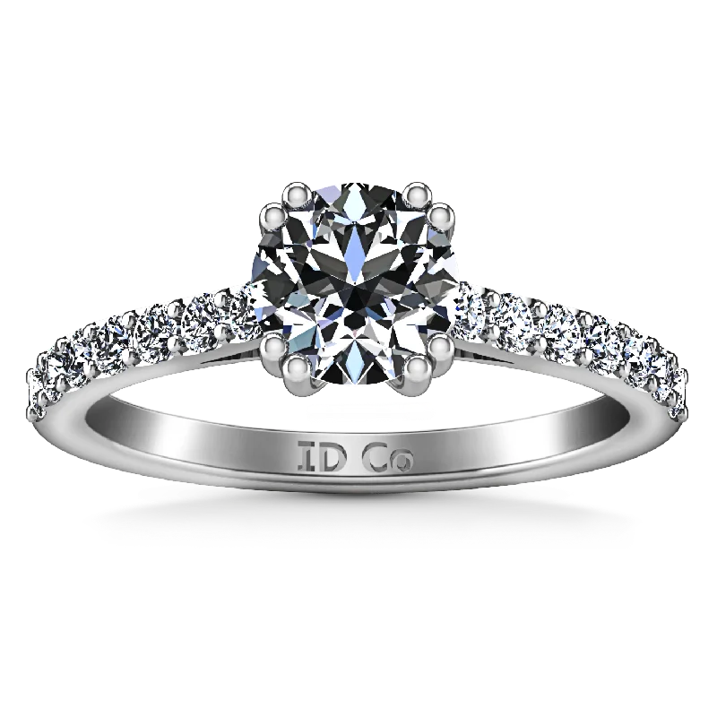 Exclusive Jewelry Sale – Shine For Less Pave Engagement Ring Michelle 14K White Gold Exclusive Jewelry Sale – Shine For Less Pave Engagement Ring Michelle 14K White Gold