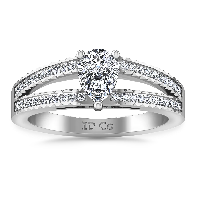 Elegant Designs, Unbeatable Discounts – Shop Jewelry Now Pave Engagement Ring Season Pear 14K White Gold Elegant Designs, Unbeatable Discounts – Shop Jewelry Now Pave Engagement Ring Season Pear 14K White Gold