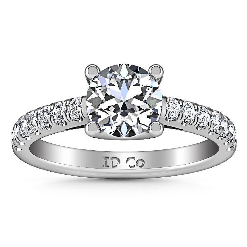 Celebrate With Sparkle – Jewelry Sale Now Live Pave Engagement Ring Zoe 14K White Gold Celebrate With Sparkle – Jewelry Sale Now Live Pave Engagement Ring Zoe 14K White Gold